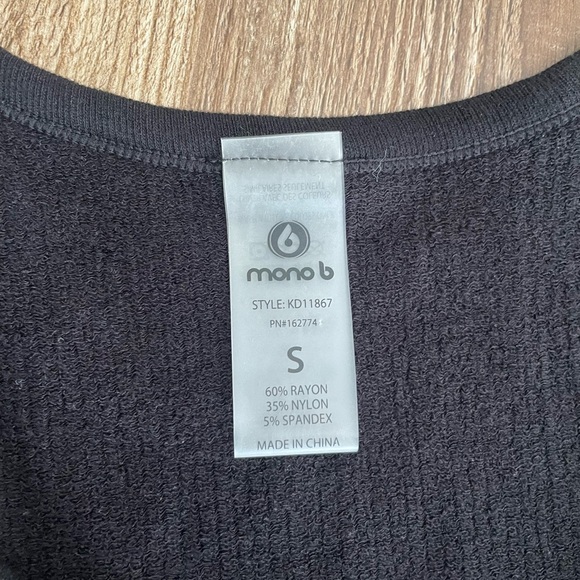 Mono B Effortless Seamless MIDI Dress Black Size S - Picture 4 of 6